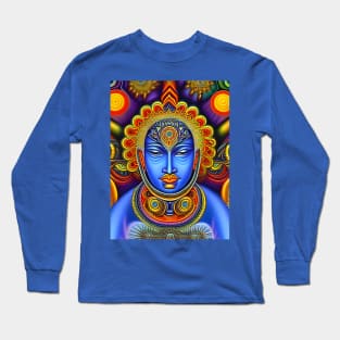 Transcendental Shift (9) - Trippy Psychedelic Art Long Sleeve T-Shirt